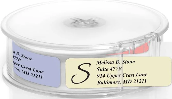 Current Labels Assorted Basic Rolled Address Labels