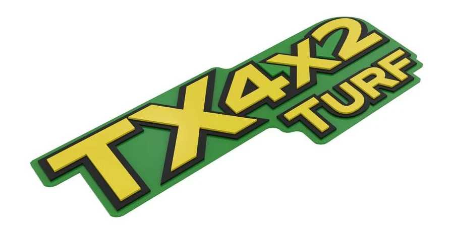 Label, TX 4 x 2 Turf, G and Y #UC28406