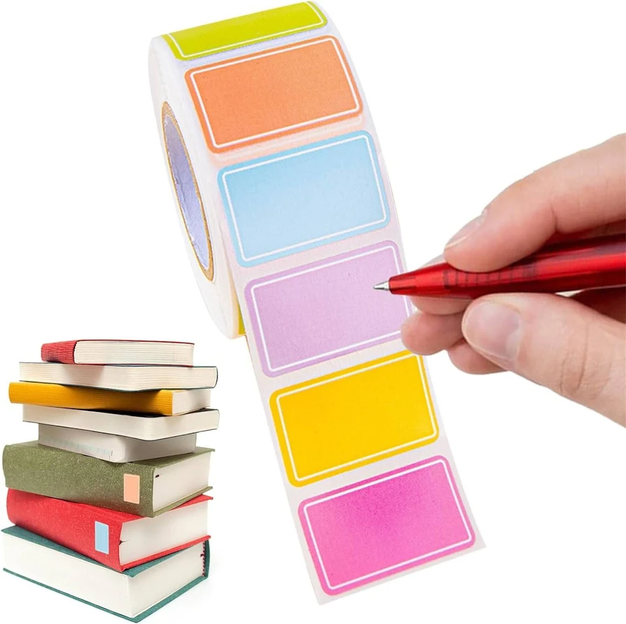Colored Blank Adhesive Labels Moving Labels Moving Stickers