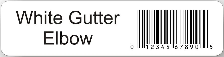 Quantity 1000 - 2'' x .5'' Paper UPC Barcode Labels & Stickers