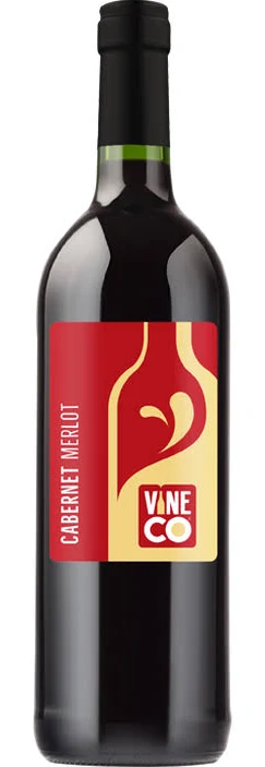 Wine Bottle Labels for VineCo Wine Kit - Cabernet Merlot (30 pack)