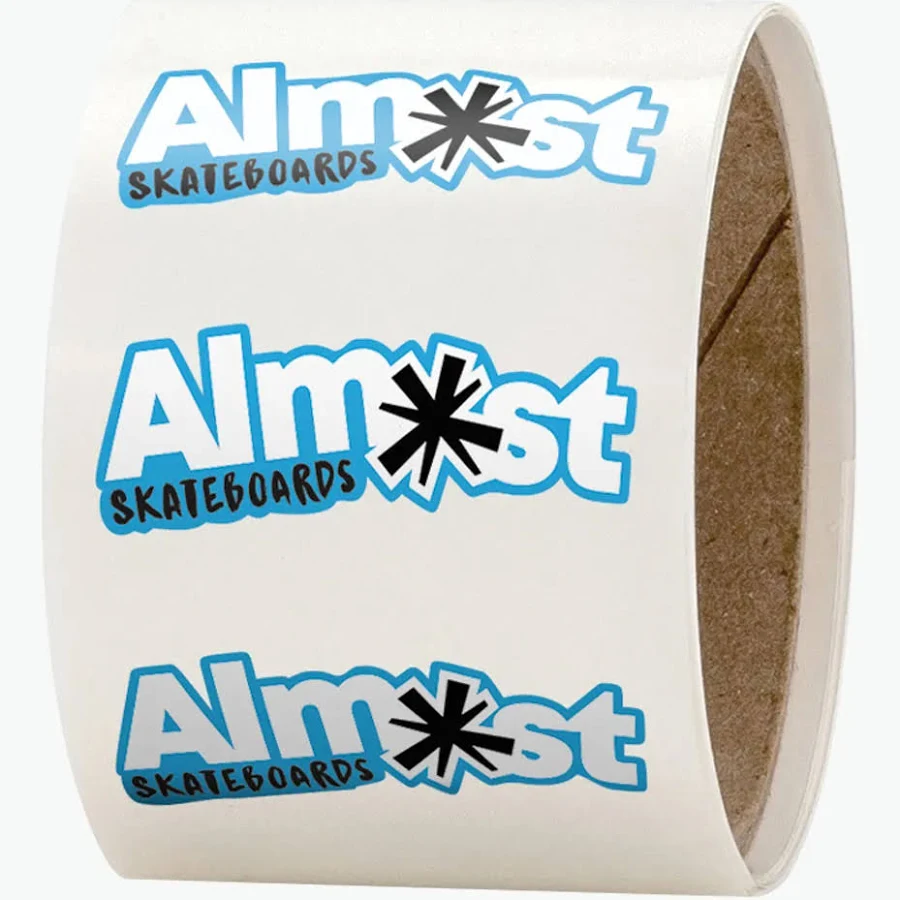 50 Custom 3 x 3 Full Color Die Cut Roll Labels - Custom Stickers with Your Design - White Matte Finish