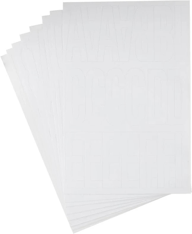 Hy-ko Vinyl Number & Letter Set