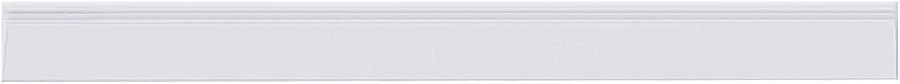 1 x 6" Open-Edge Plastic Label Holders