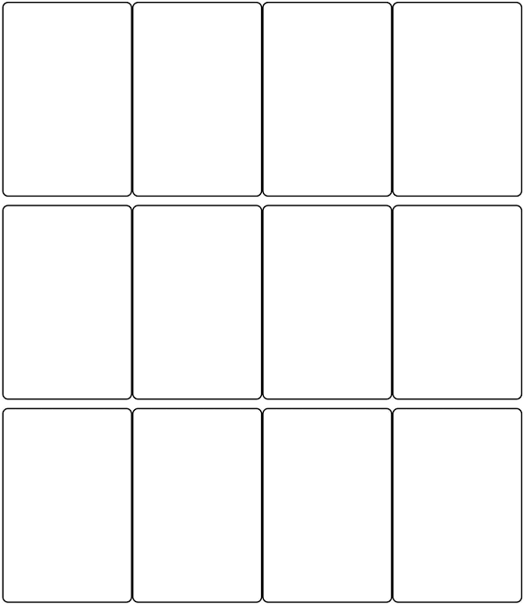 2 x 3 Rectangle Removable White Printed Label Sheet