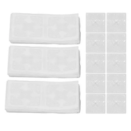M Buder 100pcs UHF Rfid Tags 860-960MHz KM4 Rewritable Adhesive Inlay Labels 1.97x1.97in / 50x50mm for Smart Warehouse Asset Management and Inventory 