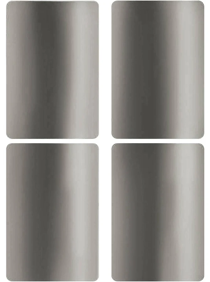 Royal Green Rectangular 3 inch x 2 inch stickers Metallic
