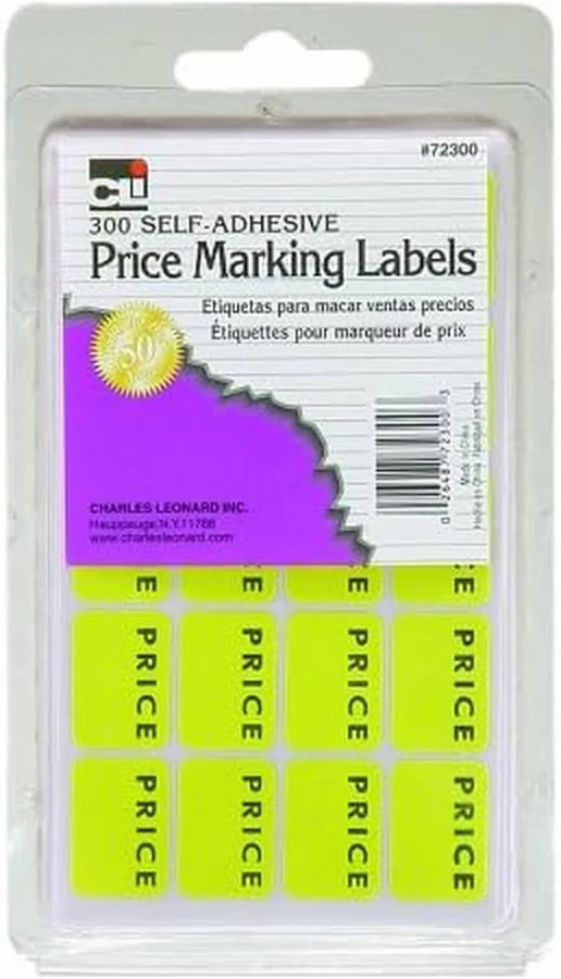 Sale Price Marking Labels, Blank Price Self Adhesive Stickers, Yellow,