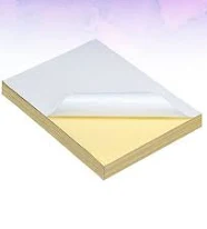 Futureoryy A4 Adhesive Sheet Printer Sticker Paper 100Pcs For Copier Printing Of