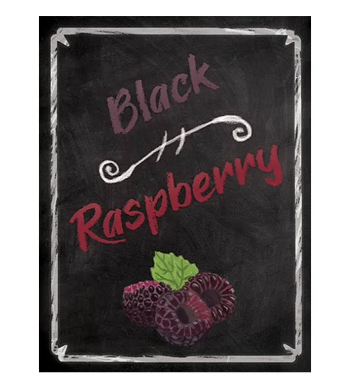 Black Raspberry Fruit Wine Labels