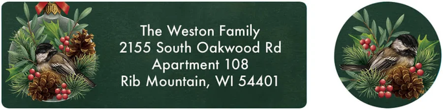 Christmas Delight Address Labels and Seals