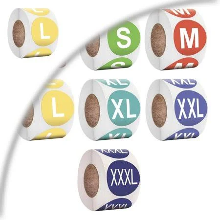 500 Removable Labels No Residue, Reusable and Waterproof