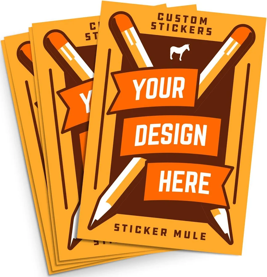 Custom Rectangle Stickers - Quantity 50