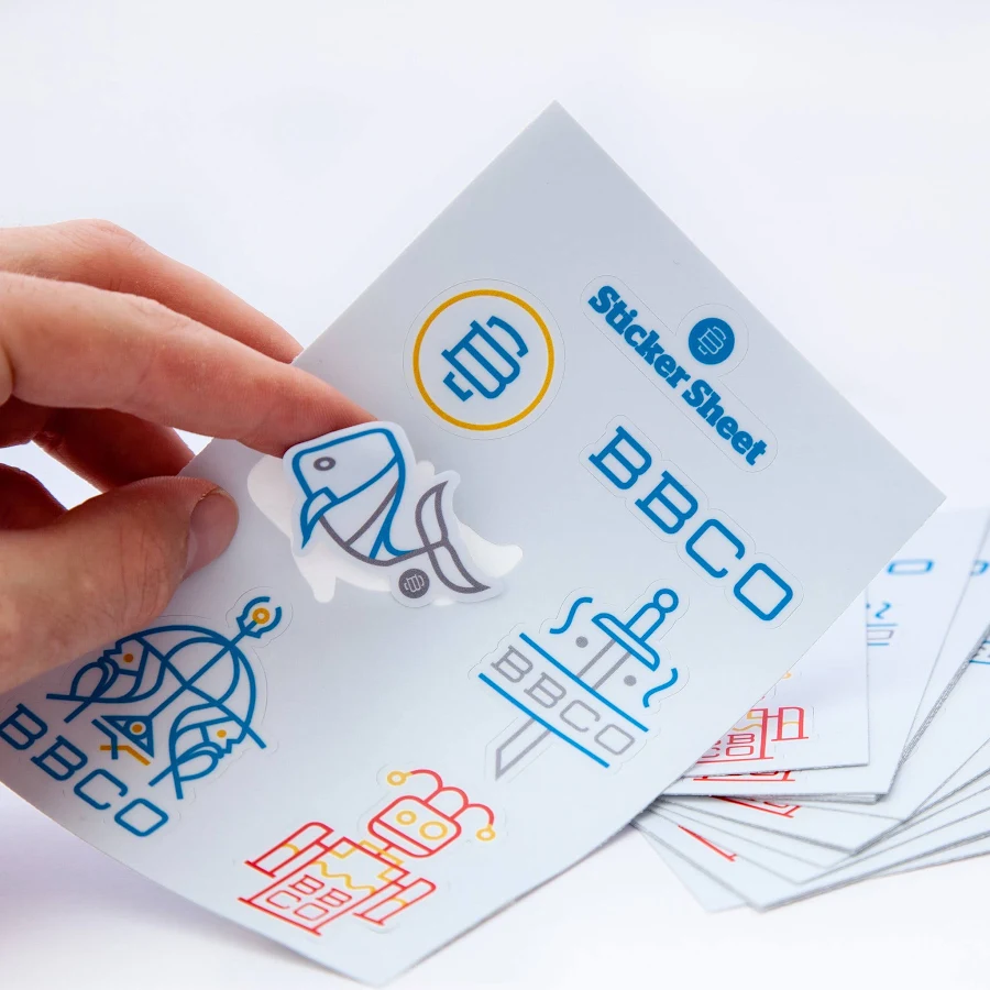 Sticky Brand Custom Sticker Sheets