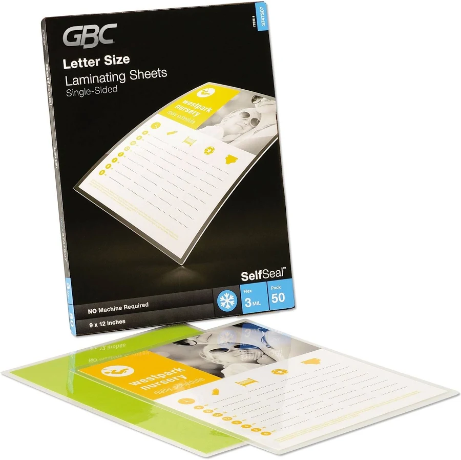 Acco Brands, Inc. Selfseal Laminating Pouches