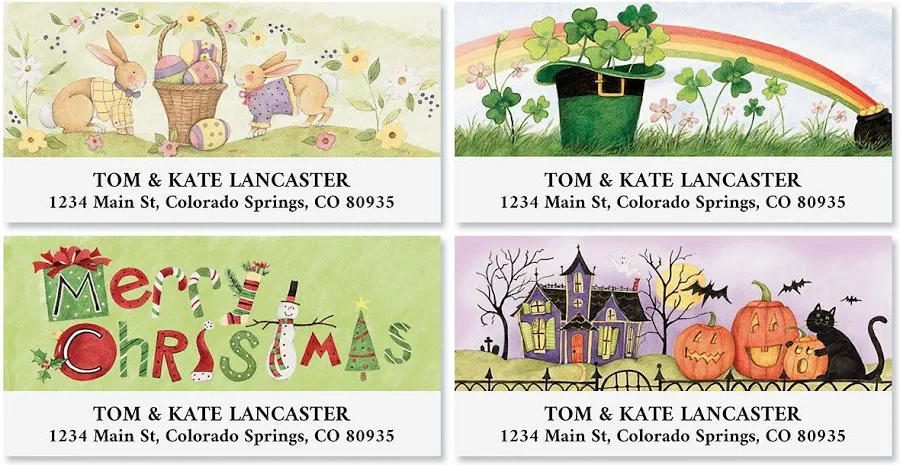 Home Grown Deluxe Address Labels (12 Designs)