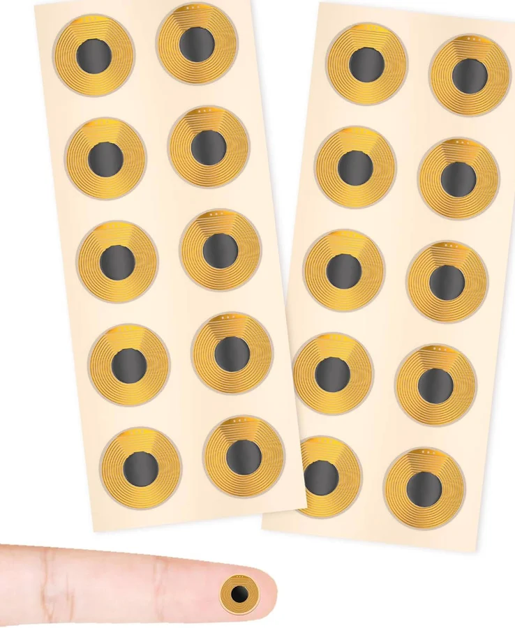 Nfc Tags Sticker With Original Ntag215 Chip,10mm Round Waterproof