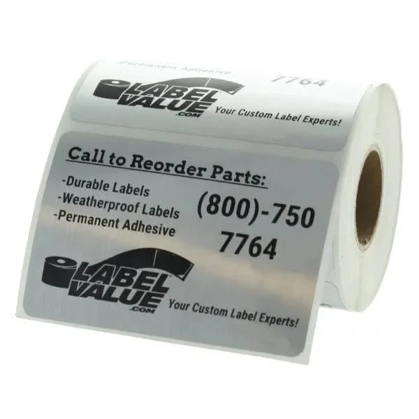 Weatherproof Custom Service Labels | 3" x 2" | Label Supplies From Label Value