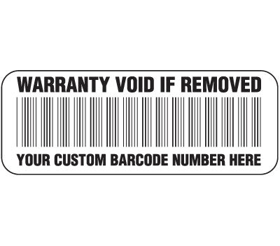 Custom Barcode Labels No by Emedco