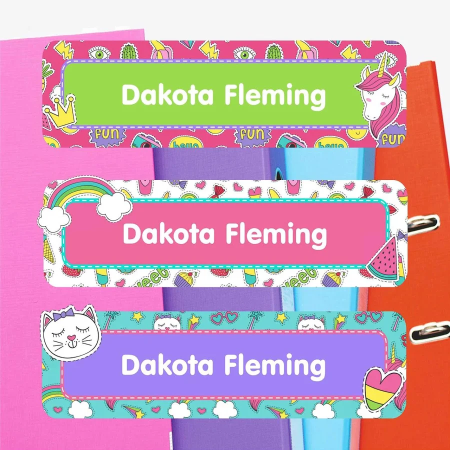 Extra Large Rectangle Name Labels