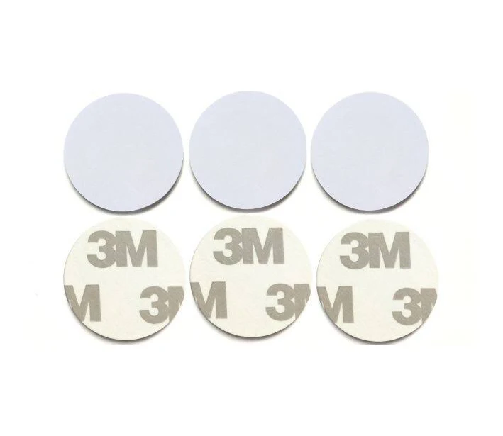Classic 1k Anti-metal 25mm 13.56mhz Rfid Nfc Sticker Tag 10pack