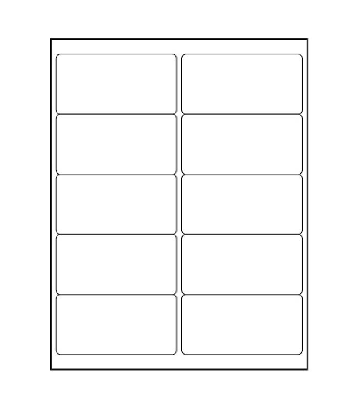 The Envelope Supplies Shop Laser Label Sheet