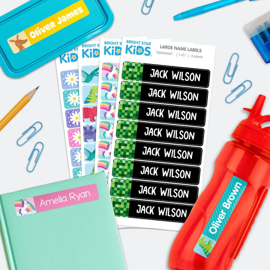 Name Labels Large Stick On Name Stickers
