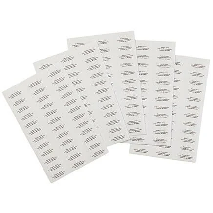 Starcrest Personalized Block Labels Set of 200
