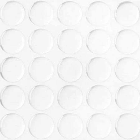 Nicexmas 300Pcs Clear Circle Acrylic Stickers Transparent Self Adhesive for Durable Crafts, Size: 0.98 x 0.98 x 0.08