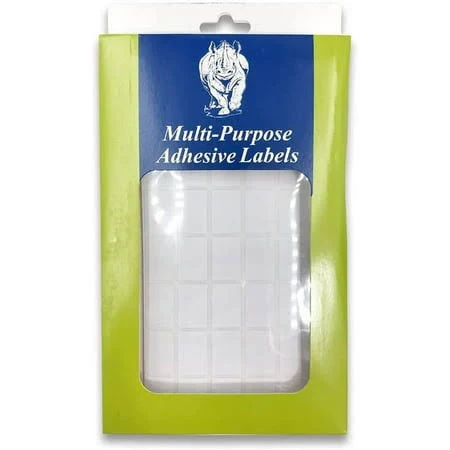 1008 All Purpose Self Adhesive Plain Rectangular White Labels