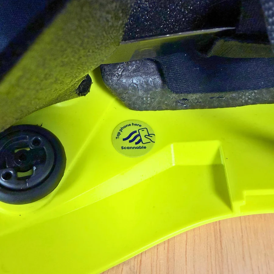 Helmet Sticker NFC Tag 15mm Ø (50 Pack)
