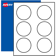 Avery® 3" Round Labels Print to the Edge