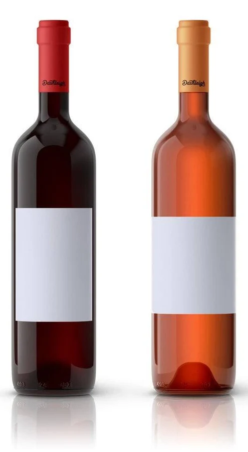 40 Large White Vinyl Waterproof Wine Sheet Labels