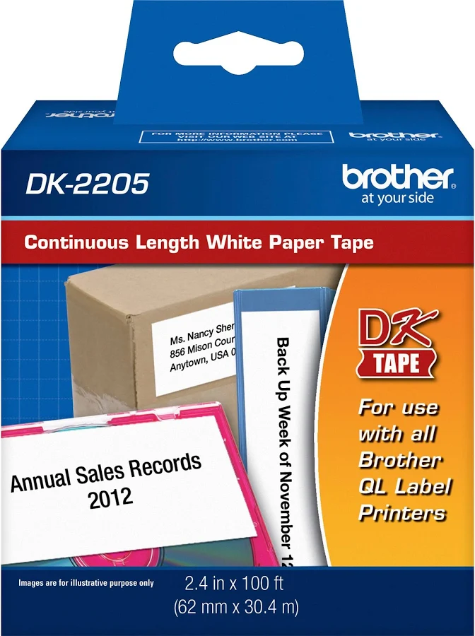 Brother Continuous Paper Label Tape DK2205