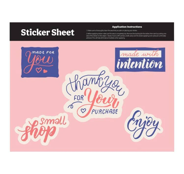 250 StickFusion Custom Indoor Sticker Set