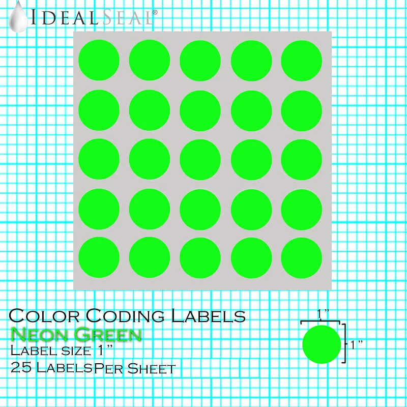 Preferred Postage Supplies Color Coding Labels