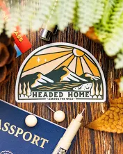 Headed Home Vinyl Sticker Scrapbook Car Decal Bumper Sticker Waterproof Laptop P