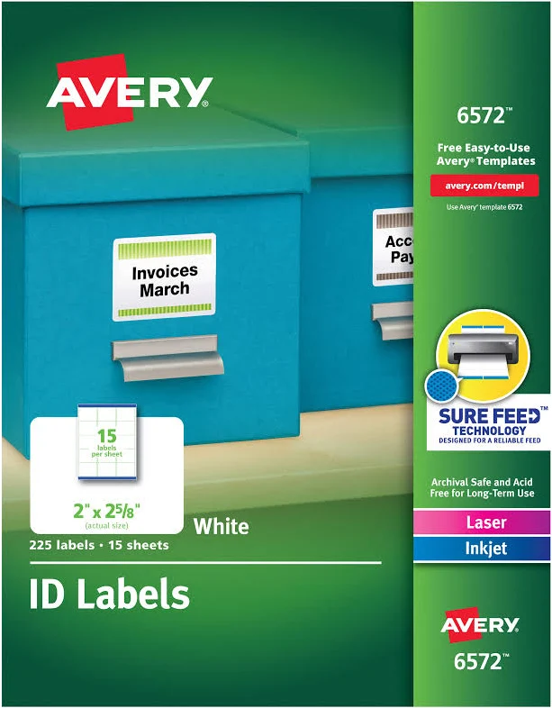 Avery Permanent ID Labels