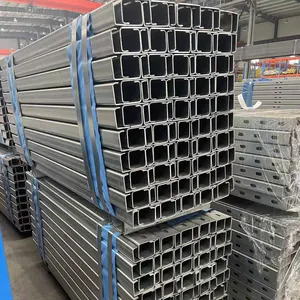 Подгонянный Размер Pv панели кронштейн U-канальные рельсы детали для солнечного монтажа оцинкованный c Purlin
