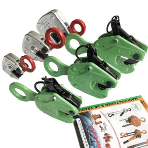 Кованый стальной вертикальный подъемный зажим с коэффициентом безопасности 4:1, усиленный, для подъема стальных листов