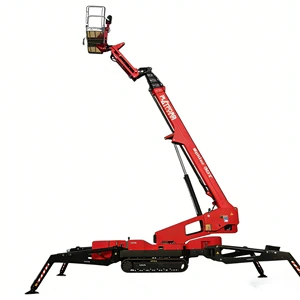 Подъемник-паук (Cherry Picker) ETB22EJ, прицепная телескопическая коленчатая рабочая платформа, максимальная высота подъема 22 м