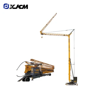 1-тонный самоходный интеллектуальный башенный кран XJCM, сертифицированный CE, высота подъема 16 м, для строительных работ