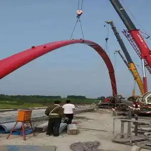 Заводской сборный пешеходный мост из легких стальных конструкций промышленного дизайна по низкой цене