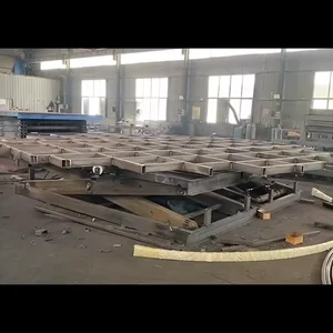 Гидравлический цилиндр промышленный ножничный поворотный стол с дистанционным управлением 360 градусов вращающаяся платформа для подъема
