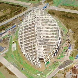 Промышленный склад-ангар из стальных конструкций Ocean Park: водонепроницаемый, огнестойкий, сейсмостойкий