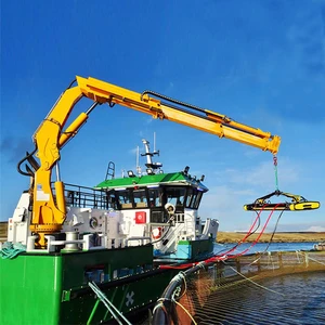 Надежный морской кран Watsond на пьедестале для обслуживания ветроэлектростанций на открытом море