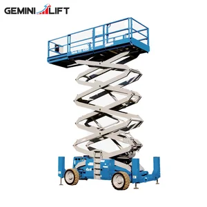 18 м Рабочая высота Genie GS5390 Пересеченная местность ножничные подъемники для продажи