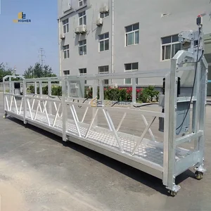 Стальная подвесная рабочая платформа, электрический подъемник-гамак ZLP630 ZLP800 ZLP1000 для очистки фасадов зданий