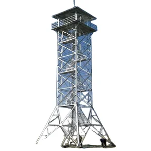 Электрическая стальная башня линии электропередачи 132kv, оцинкованная электрическая опорная башня, изготовленная в Китае