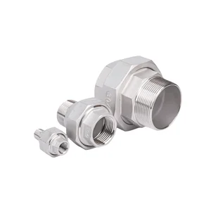 Поворотный соединитель-адаптер из нержавеющей стали 304, 1/4" FNPT на 1/4" MNPT, с полировкой, для низкого давления